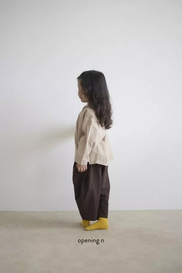Opening & - Korean Children Fashion - #discoveringself - Beige Pants - 5
