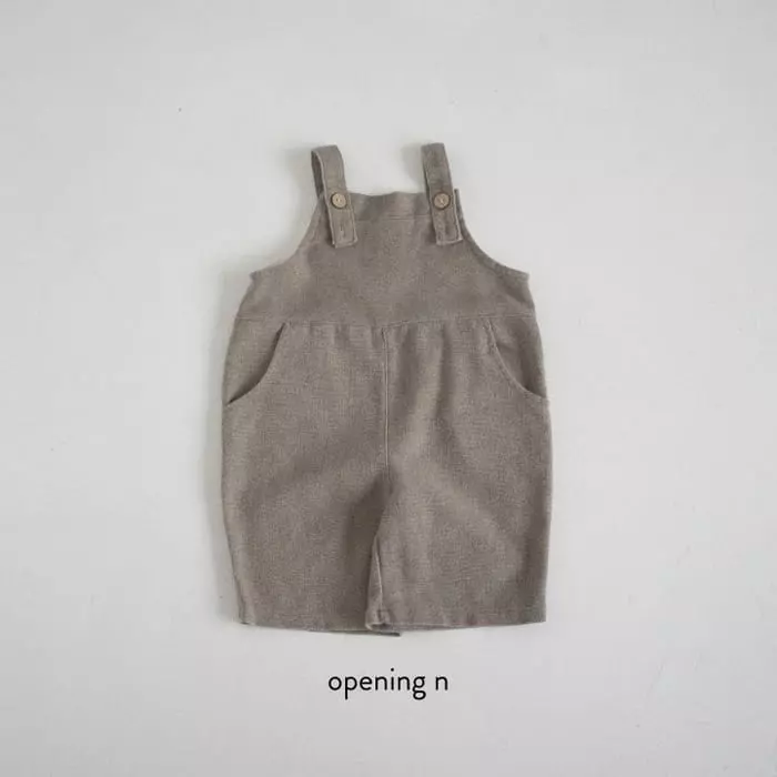 Opening & - Korean Children Fashion - #discoveringself - Caramel Dungarees Pants