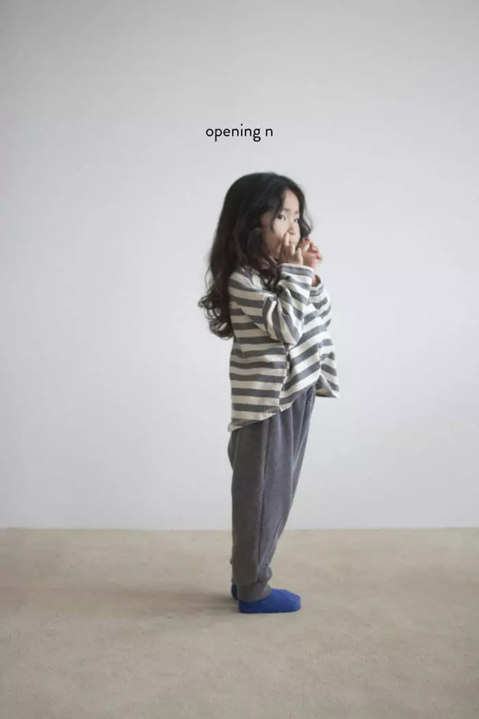 Opening & - Korean Children Fashion - #fashionkids - Big Stripes Tee - 8