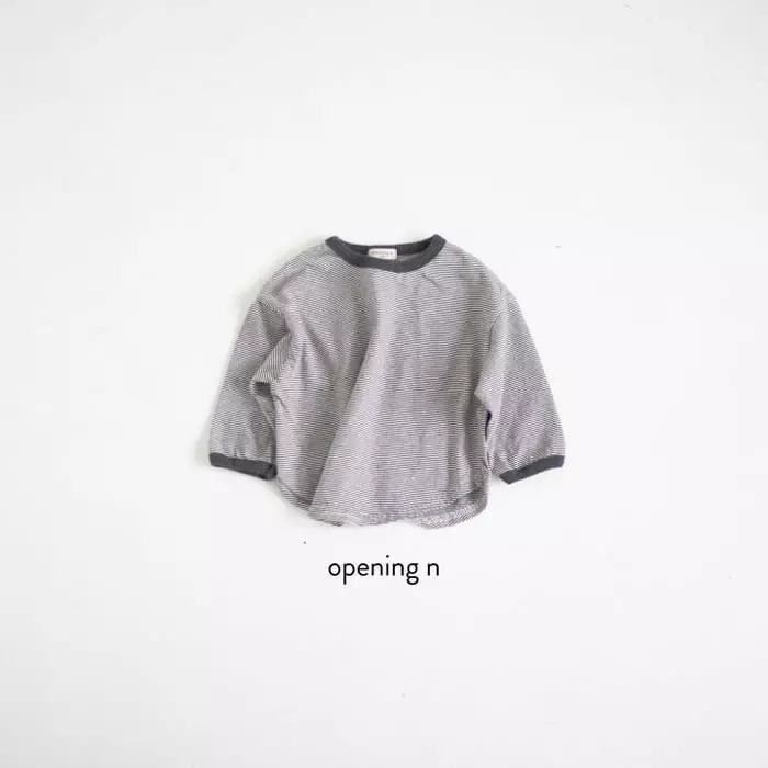 Opening & - Korean Children Fashion - #fashionkids - Mella Stripes Top