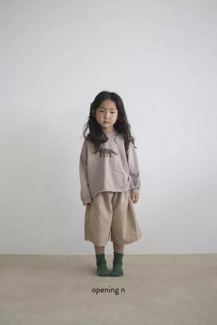 Opening & - Korean Children Fashion - #fashionkids - Rib Half Pants - 12
