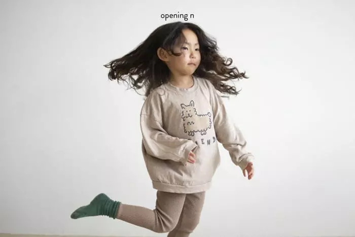 Opening & - Korean Children Fashion - #fashionkids - Puppy Slub Tee - 9
