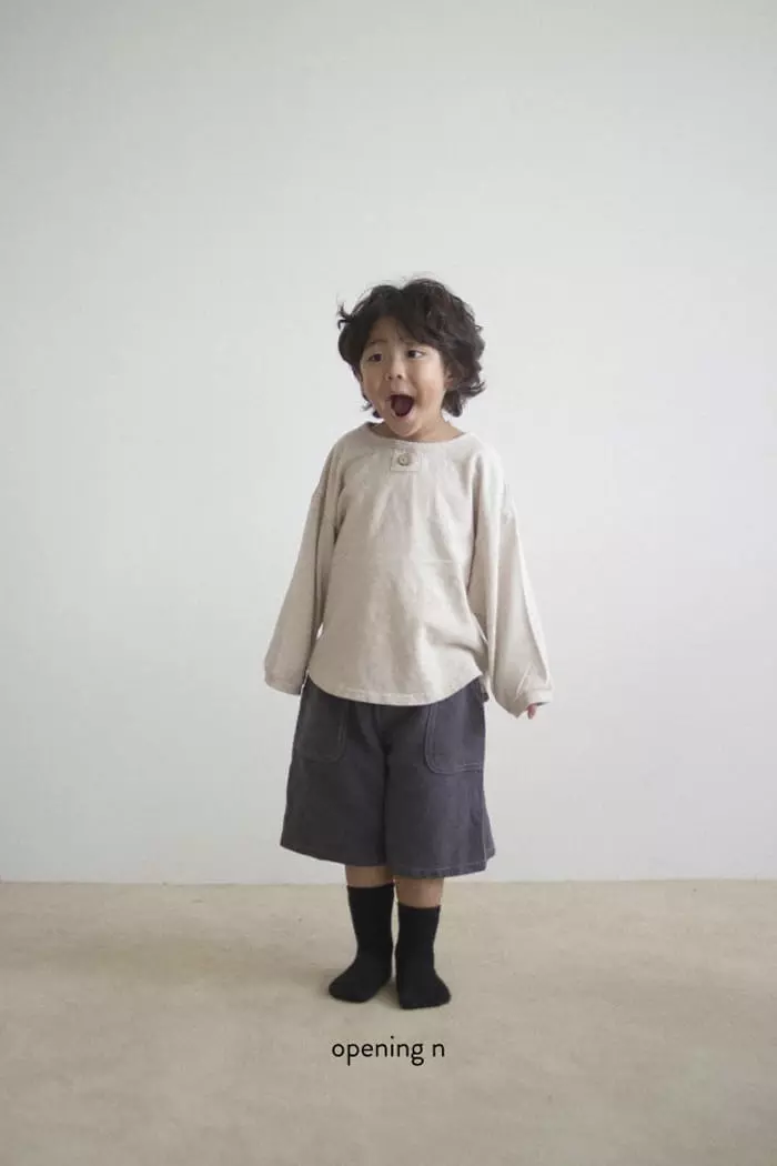 Opening & - Korean Children Fashion - #fashionkids - PK Button Tee - 7