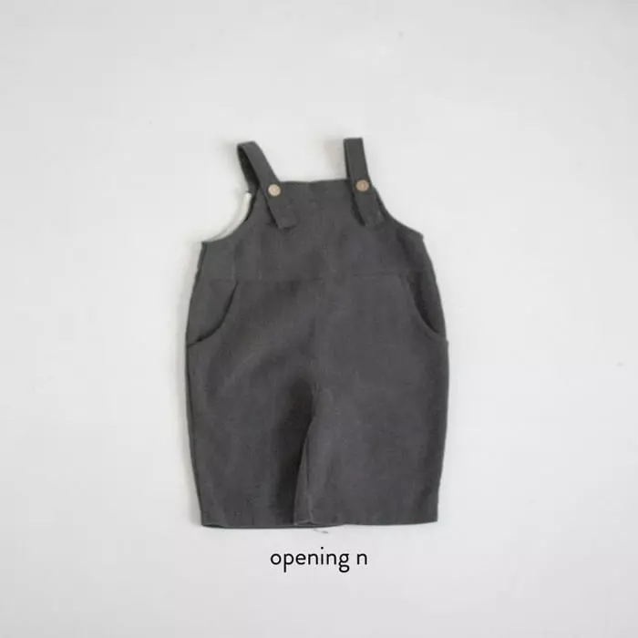 Opening & - Korean Children Fashion - #fashionkids - Caramel Dungarees Pants - 2