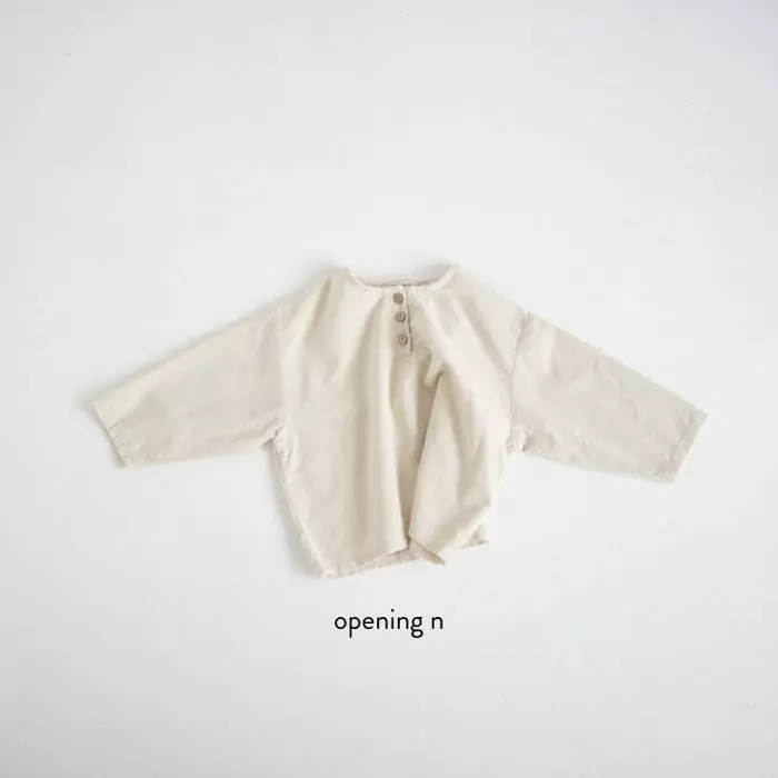 Opening & - Korean Children Fashion - #kidsstore - Palm Rib Blouse - 2