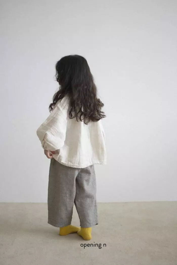 Opening & - Korean Children Fashion - #kidzfashiontrend - Natural Pants - 6