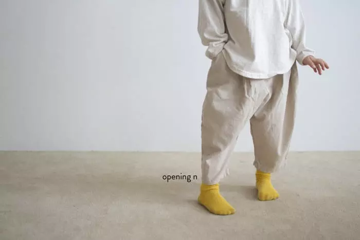 Opening & - Korean Children Fashion - #kidzfashiontrend - Rib Pumpkin Pants - 3