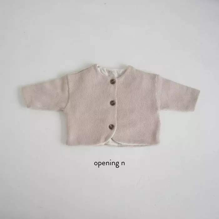 Opening & - Korean Children Fashion - #kidzfashiontrend - Mesion Knit Cardigan - 2