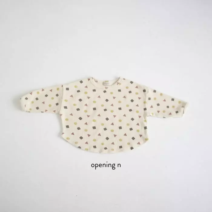 Opening & - Korean Children Fashion - #littlefashionista - Play Waffle Top