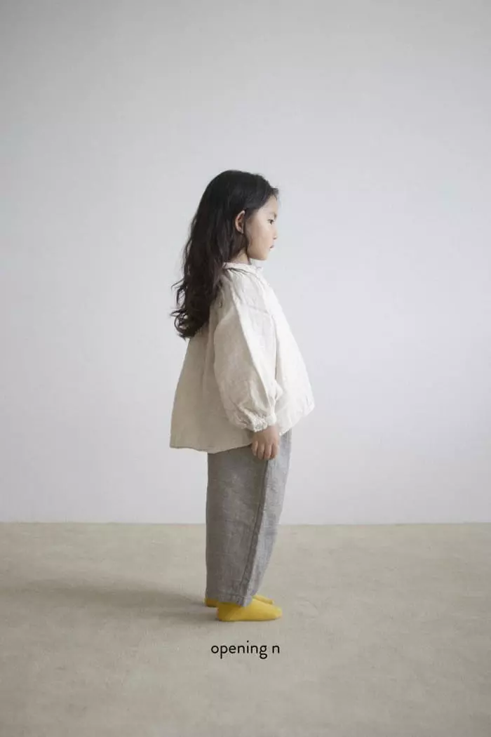 Opening & - Korean Children Fashion - #littlefashionista - Natural Pants - 8