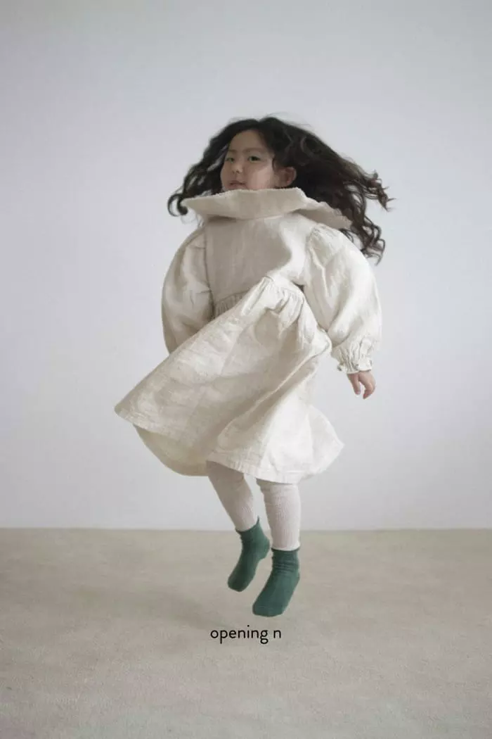 Opening & - Korean Children Fashion - #littlefashionista - Natural One-piece - 7
