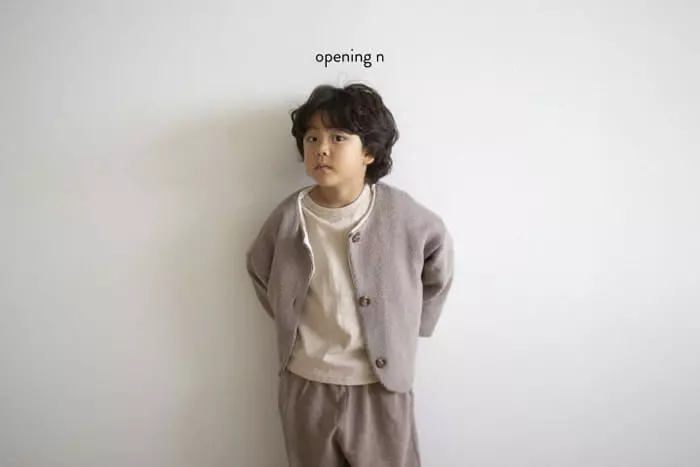 Opening & - Korean Children Fashion - #Kfashion4kids - Mesion Knit Cardigan - 4