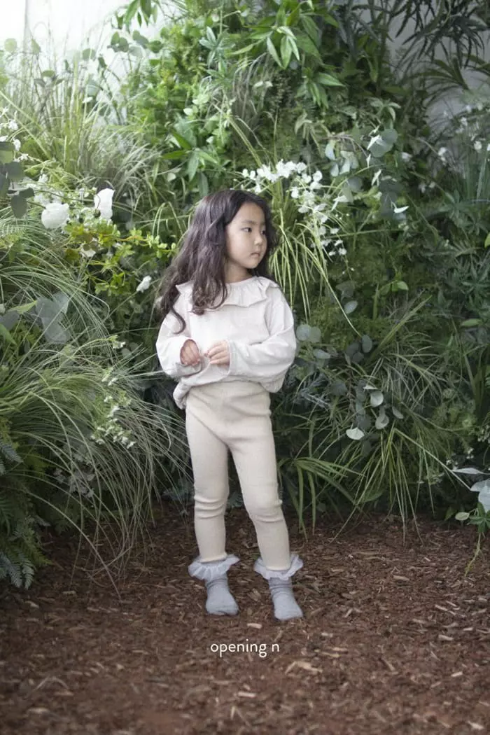 Opening & - Korean Children Fashion - #Kfashion4kids - Bear Bell Leggings - 4