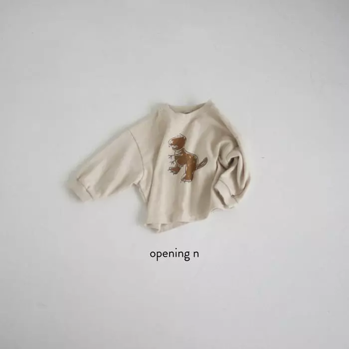 Opening & - Korean Children Fashion - #magicofchildhood - Stone Age Tee - 3