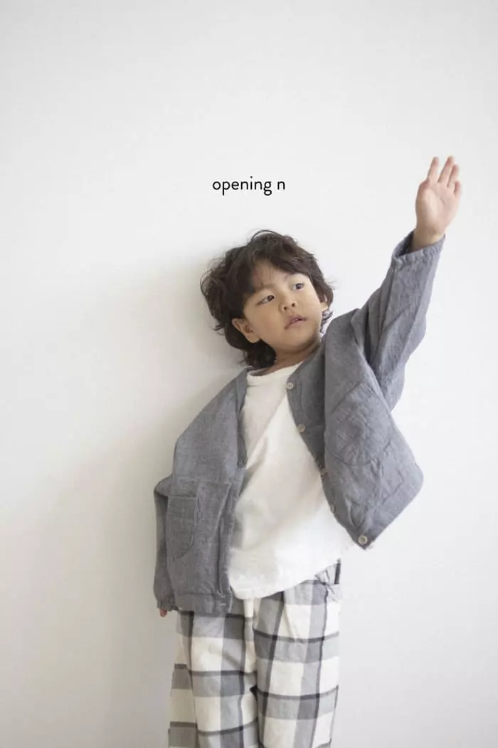 Opening & - Korean Children Fashion - #magicofchildhood - Daily Dot Cardigan - 11