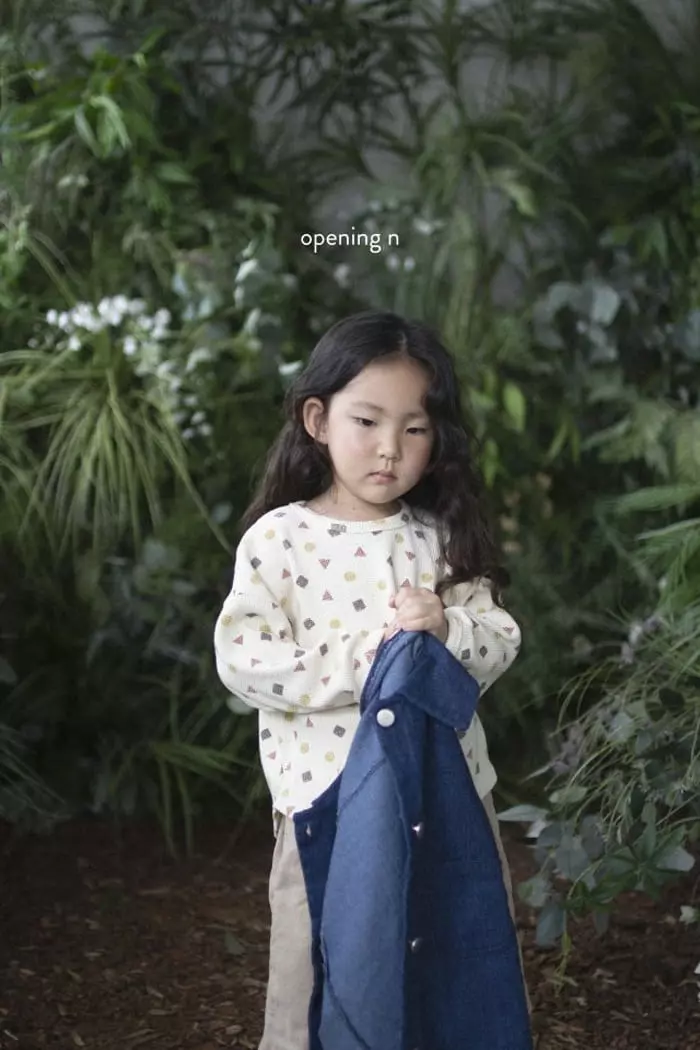 Opening & - Korean Children Fashion - #magicofchildhood - Denim Collar Jaccket - 10