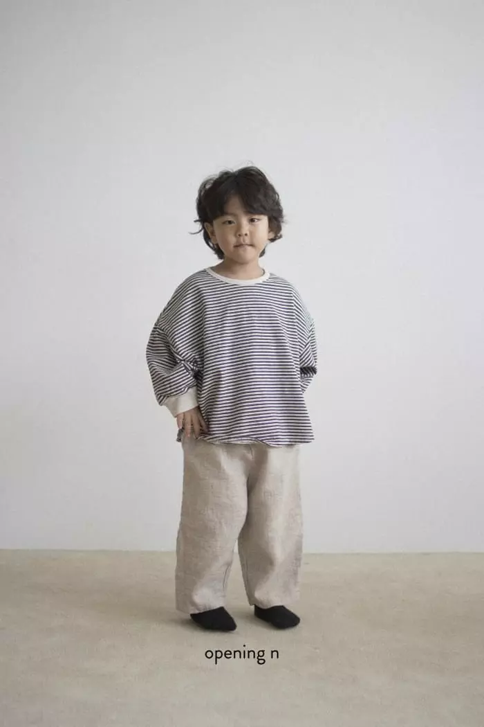 Opening & - Korean Children Fashion - #magicofchildhood - Natural Pants - 9