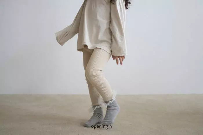 Opening & - Korean Children Fashion - #magicofchildhood - Bear Bell Leggings - 5