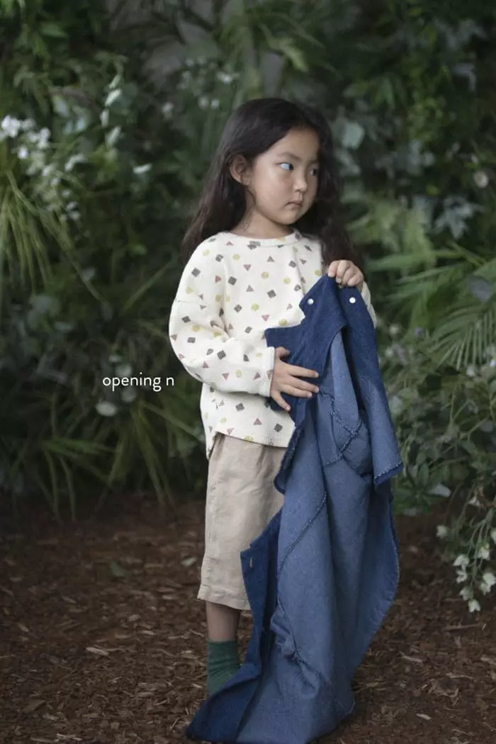 Opening & - Korean Children Fashion - #minifashionista - Denim Collar Jaccket - 11