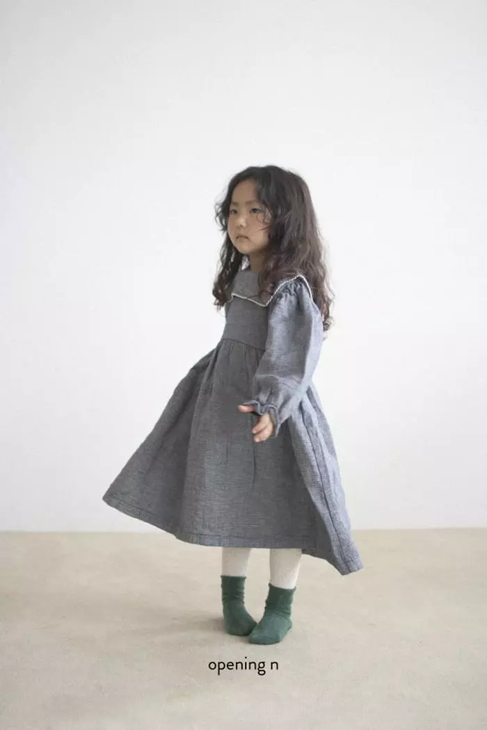 Opening & - Korean Children Fashion - #minifashionista - Natural One-piece - 9