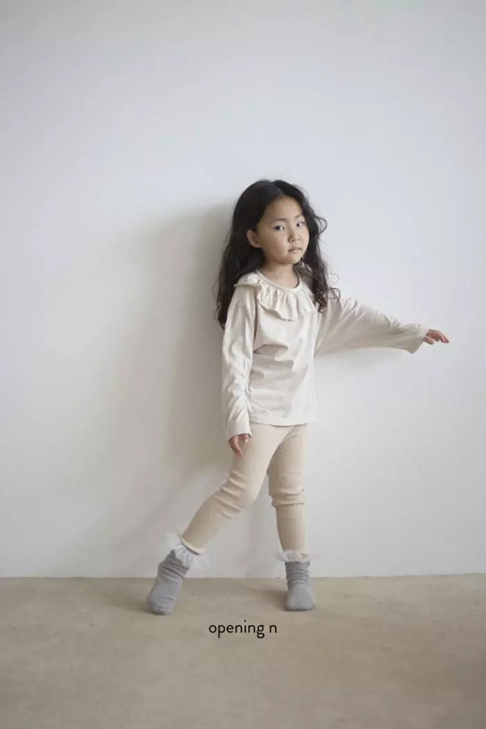 Opening & - Korean Children Fashion - #minifashionista - Bear Bell Leggings - 6