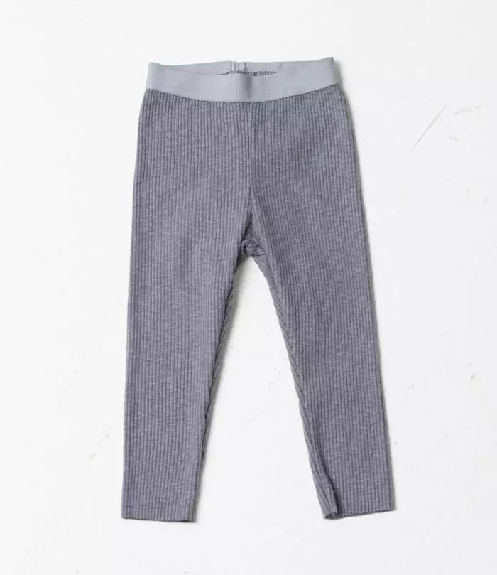 Opening & - Korean Children Fashion - #minifashionista - Cotton Stripes Leggings - 5