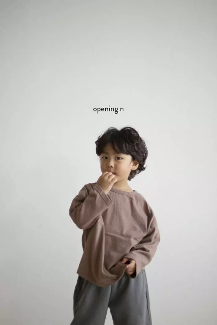 Opening & - Korean Children Fashion - #minifashionista - Spoonge Single Tee - 5