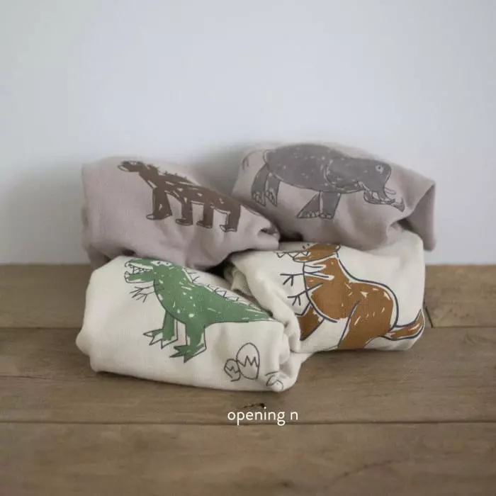 Opening & - Korean Children Fashion - #prettylittlegirls - Stone Age Tee - 5
