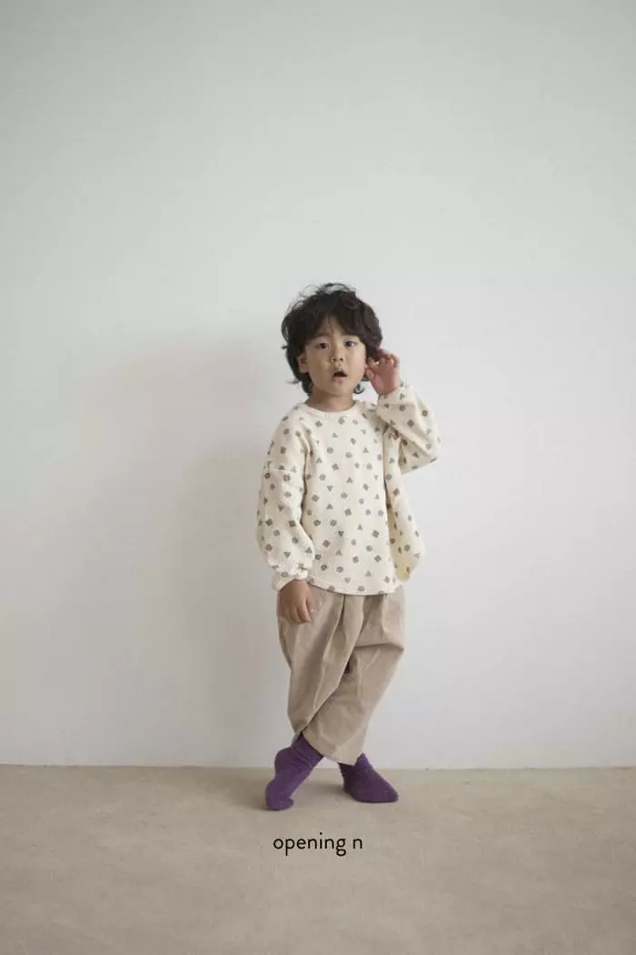 Opening & - Korean Children Fashion - #prettylittlegirls - Rib Pumpkin Pants - 8