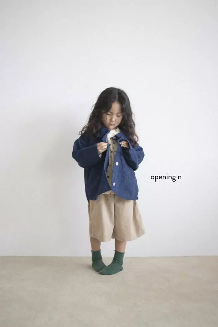 Opening & - Korean Children Fashion - #prettylittlegirls - Rib Half Pants - 6