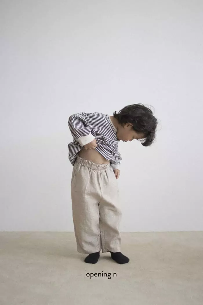 Opening & - Korean Children Fashion - #prettylittlegirls - Cotton Stripes Top - 5