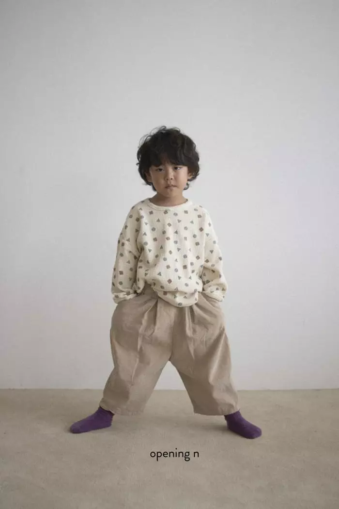 Opening & - Korean Children Fashion - #stylishchildhood - Play Waffle Top - 7