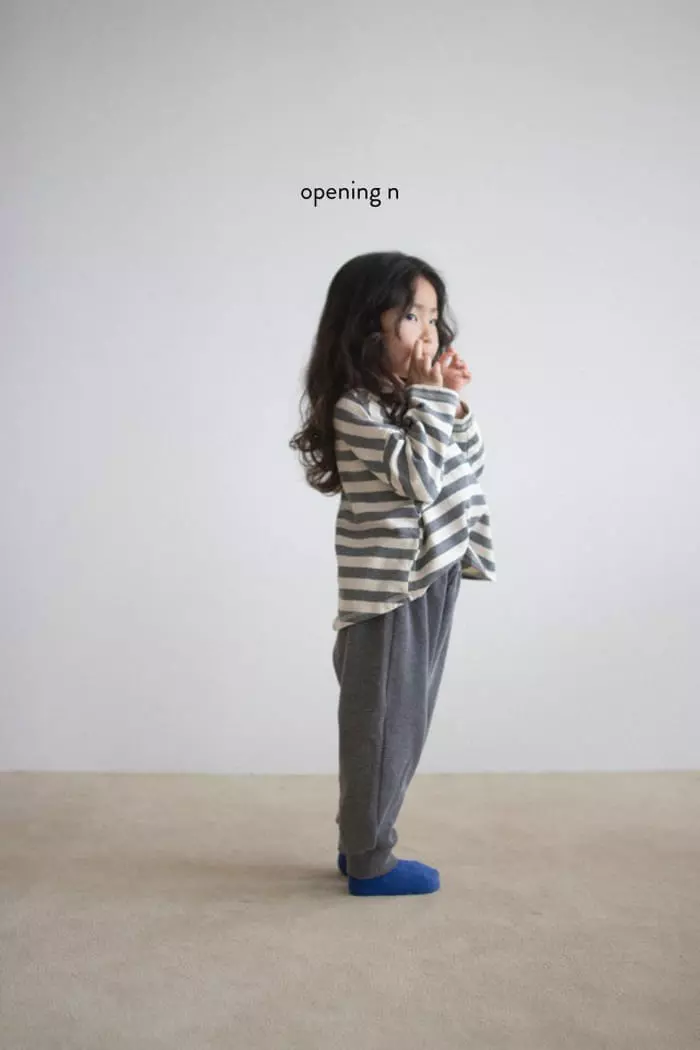 Opening & - Korean Children Fashion - #stylishchildhood - Aba Button Patns - 10