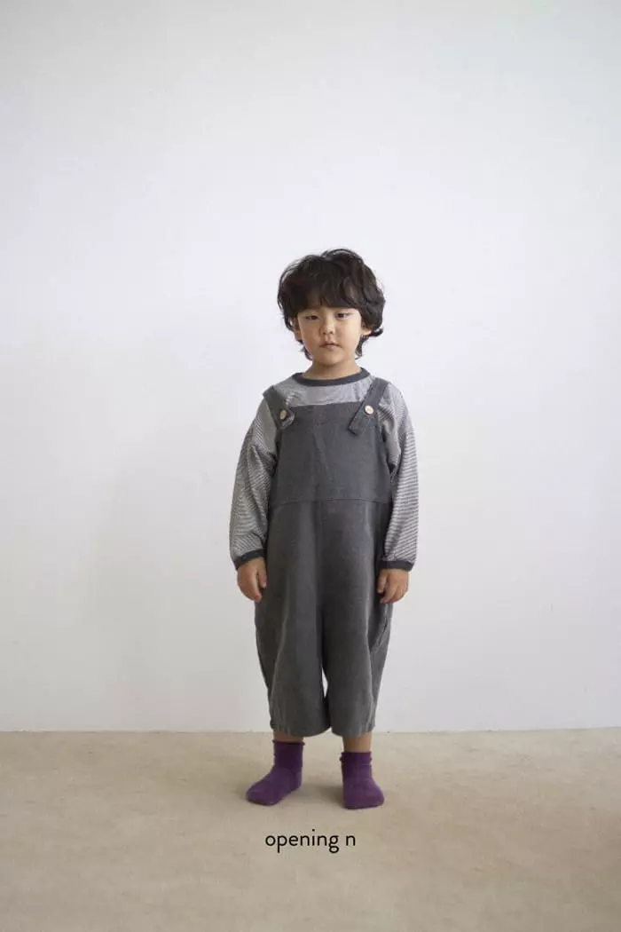 Opening & - Korean Children Fashion - #todddlerfashion - Caramel Dungarees Pants - 11