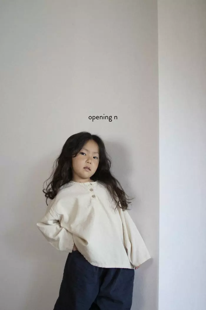 Opening & - Korean Children Fashion - #toddlerclothing - Palm Rib Blouse - 10