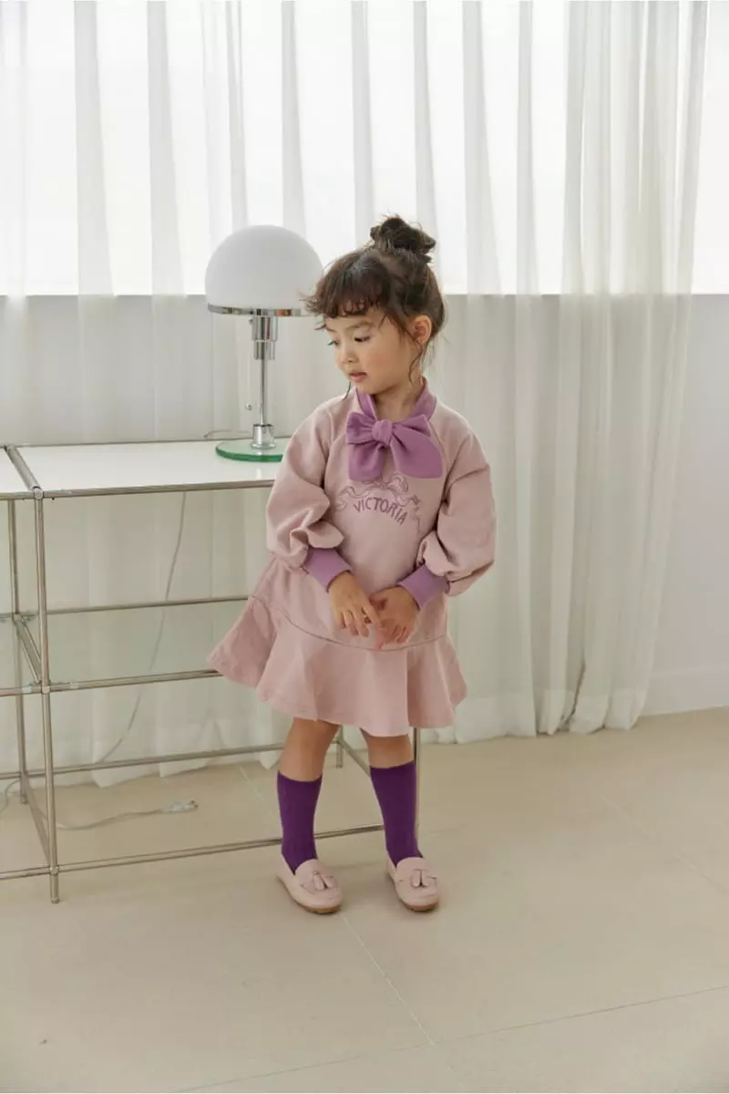 Orange Mom - Korean Children Fashion - #Kfashion4kids - Ribbon One-piece - 7