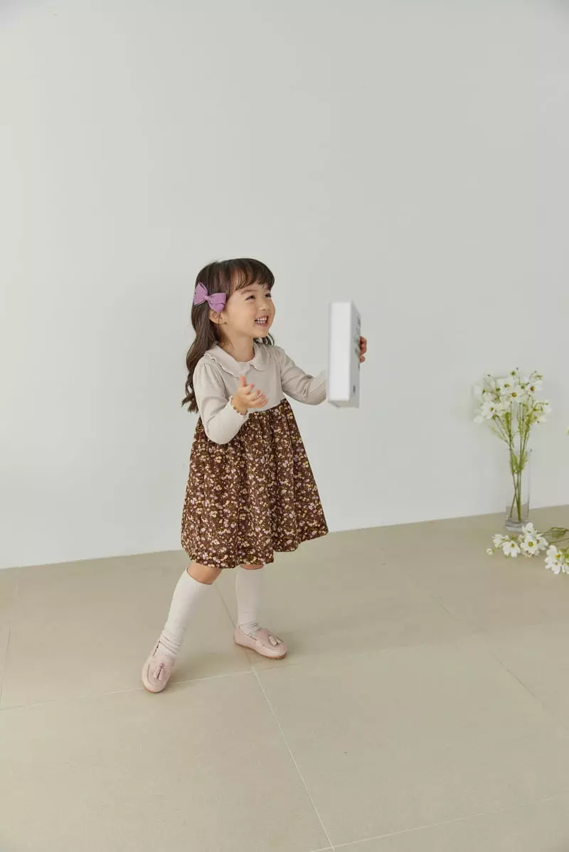 Orange Mom - Korean Children Fashion - #kidzfashiontrend - Rib Color One-piece - 4