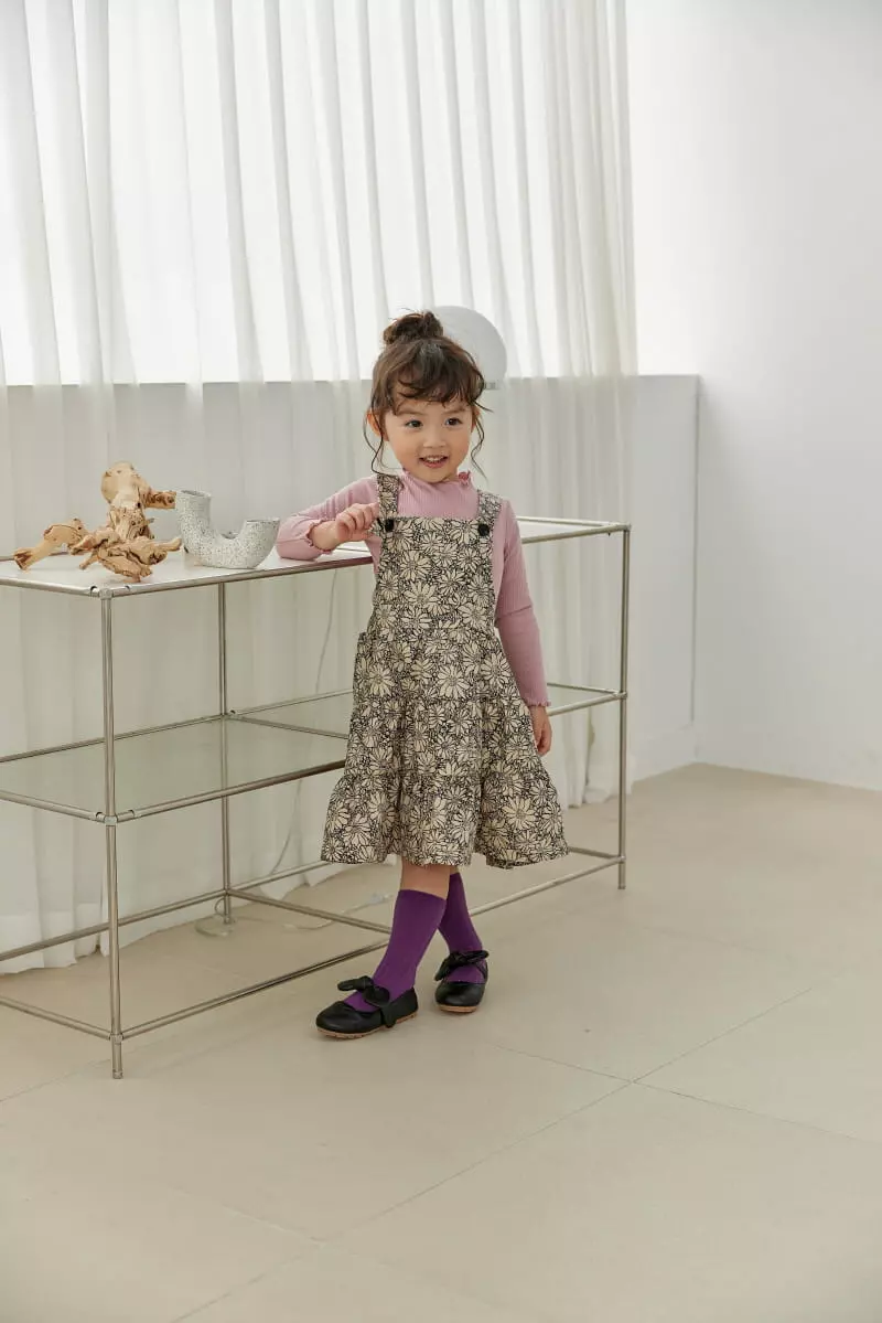 Orange Mom - Korean Children Fashion - #Kfashion4kids - Cancan Dungarees One-piece - 7