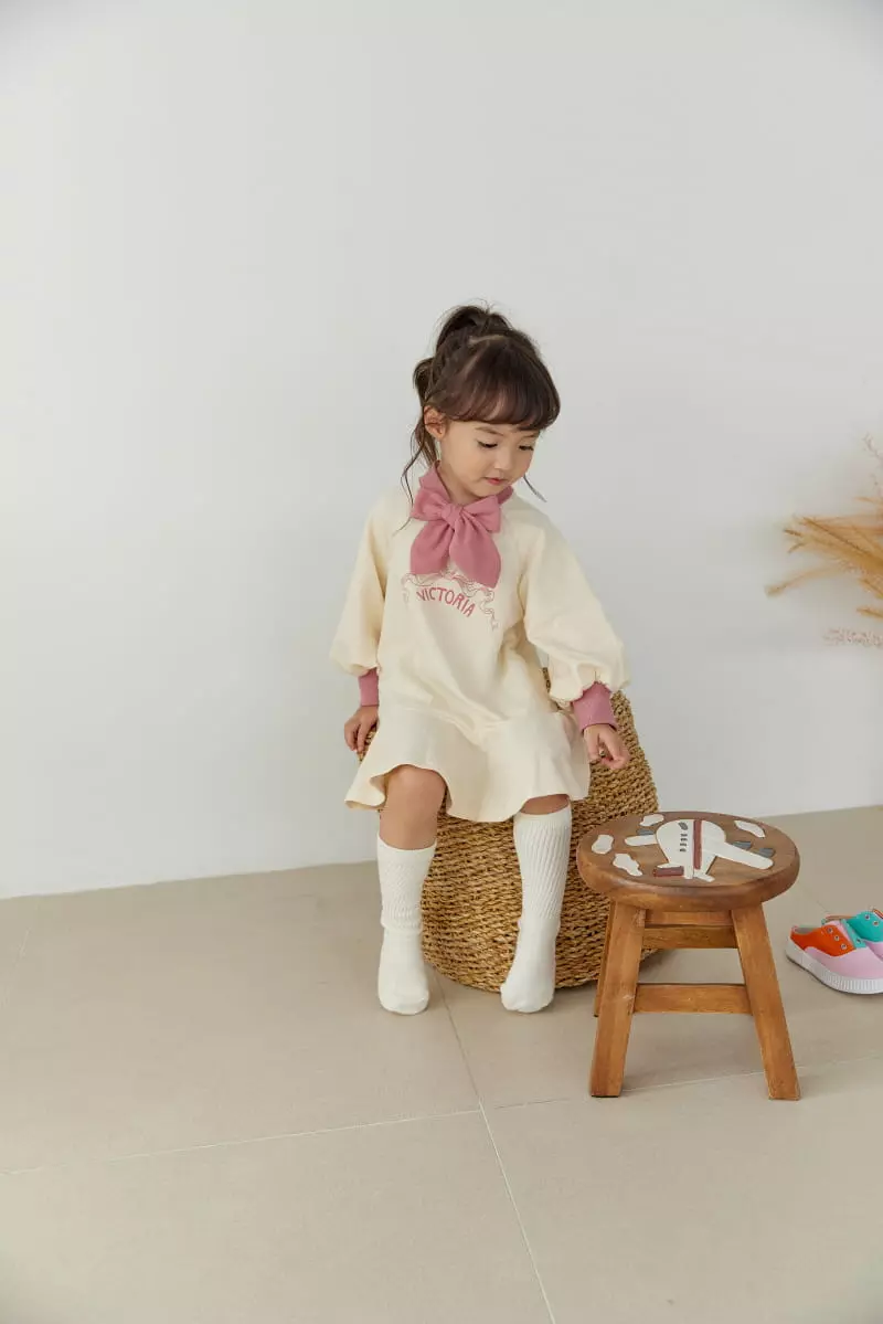 Orange Mom - Korean Children Fashion - #Kfashion4kids - Ribbon One-piece - 6