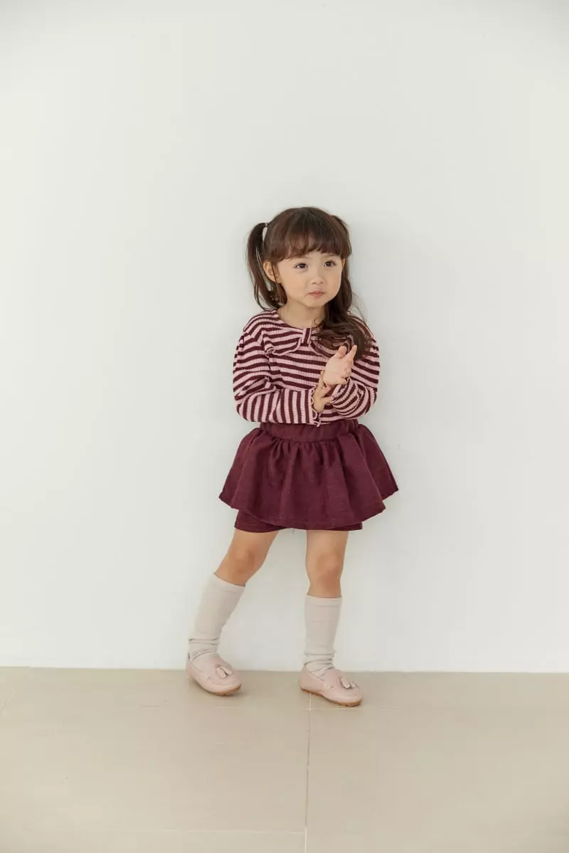 Orange Mom - Korean Children Fashion - #childofig - Ribbon Tee - 11