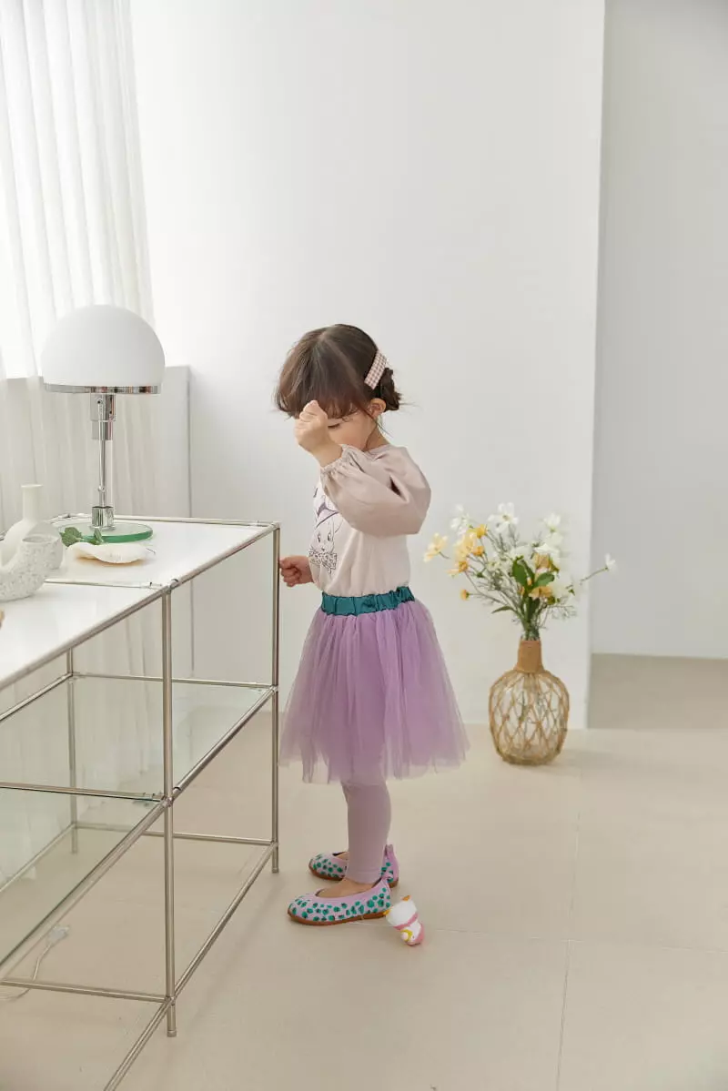 Orange Mom - Korean Children Fashion - #designkidswear - Sha Skirt Leggongs - 8