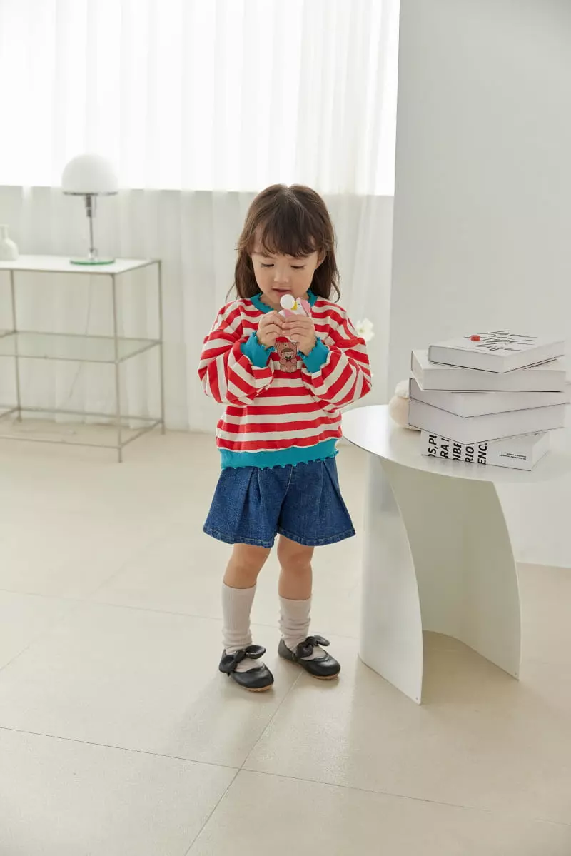 Orange Mom - Korean Children Fashion - #designkidswear - Stripes Color Tee - 3