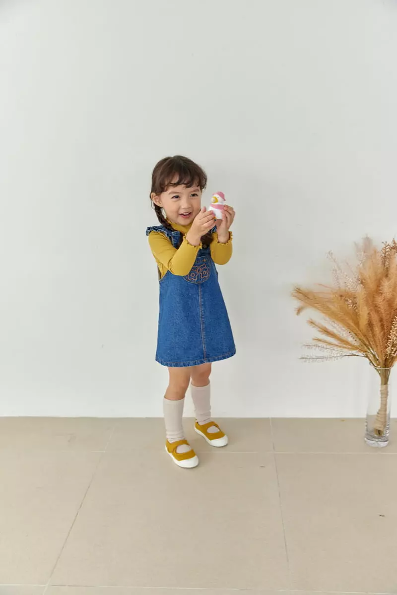 Orange Mom - Korean Children Fashion - #discoveringself - Rib Tee - 11