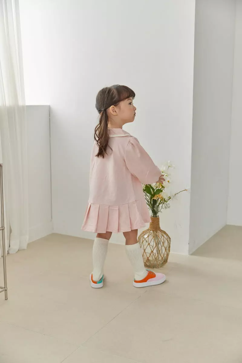 Orange Mom - Korean Children Fashion - #kidsshorts - Teenis One-piece - 3