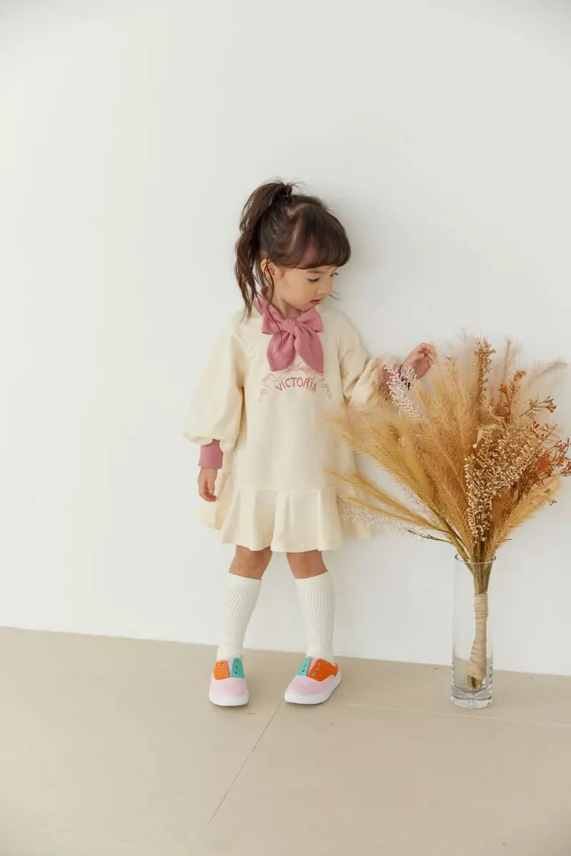 Orange Mom - Korean Children Fashion - #kidsshorts - Ribbon One-piece - 3