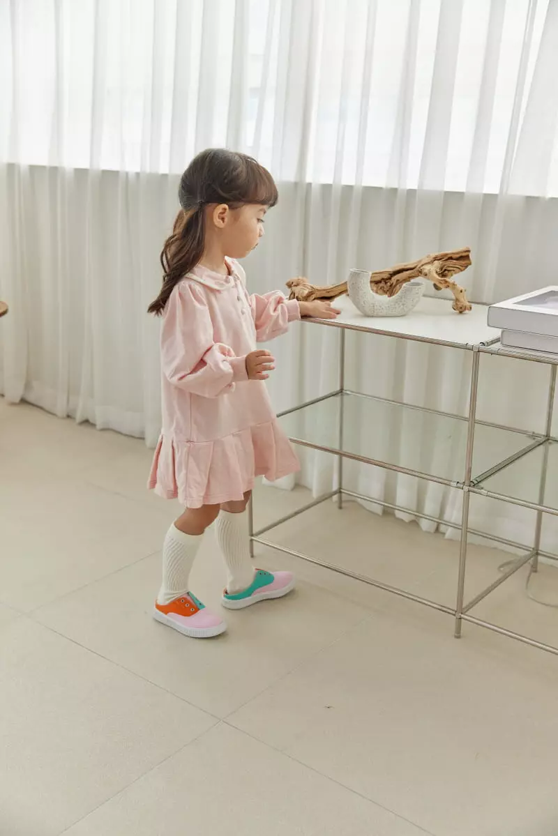 Orange Mom - Korean Children Fashion - #kidsshorts - Tennis One-piece - 2