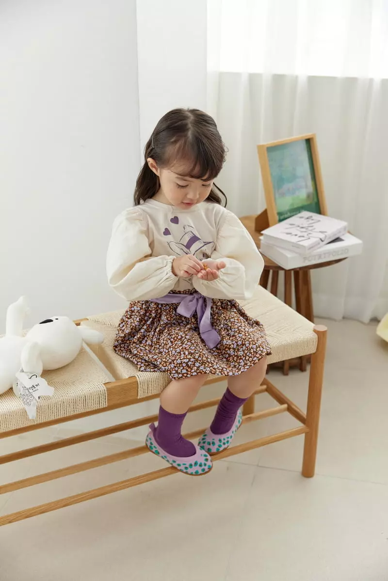 Orange Mom - Korean Children Fashion - #kidsshorts - Rabbit Tee - 5