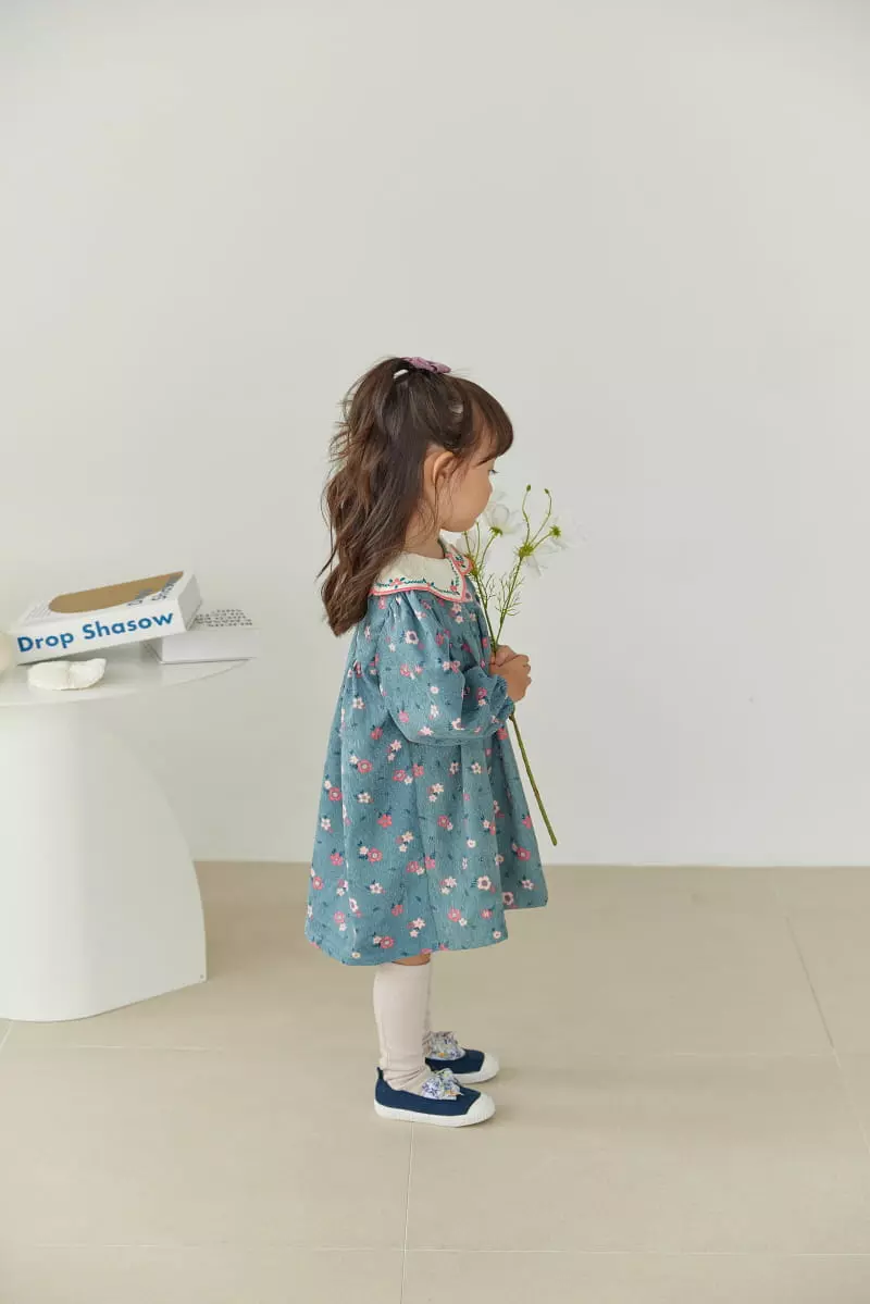Orange Mom - Korean Children Fashion - #kidsstore - Eri Embroidery One-piece - 2