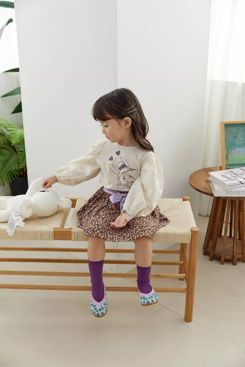 Orange Mom - Korean Children Fashion - #kidsstore - Rabbit Tee - 6
