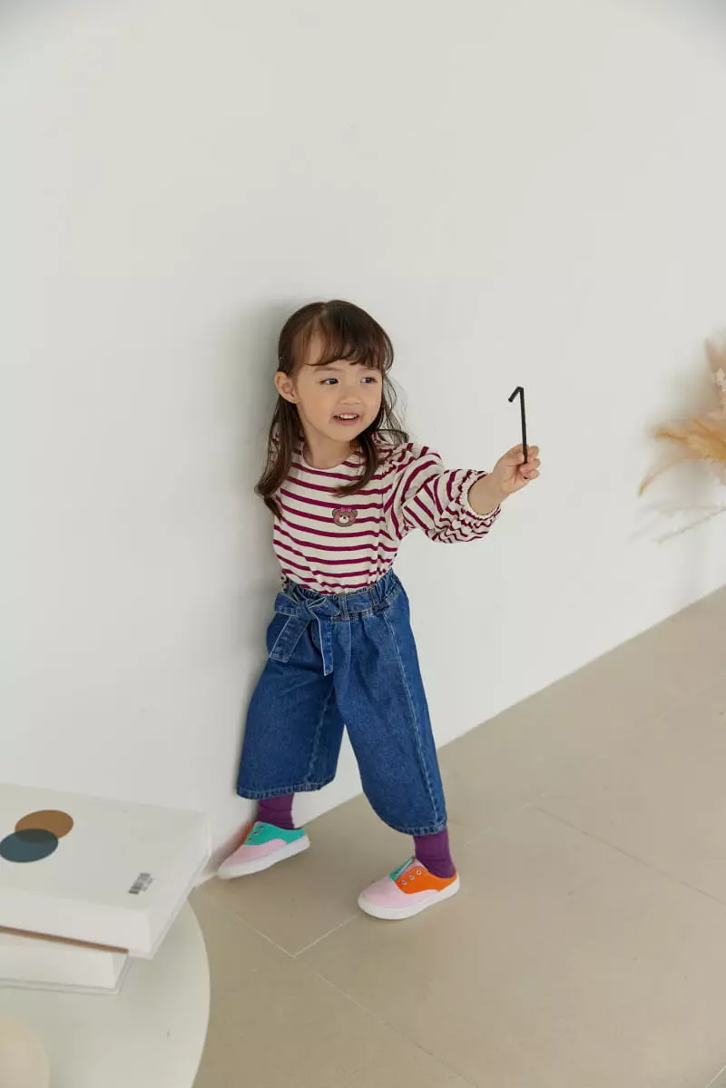 Orange Mom - Korean Children Fashion - #kidzfashiontrend - Wrinkle Wide Pants